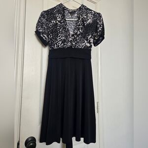 Black and White Mini Dress